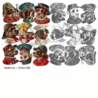 r.tuck 1320 dressed dog heads.jpg