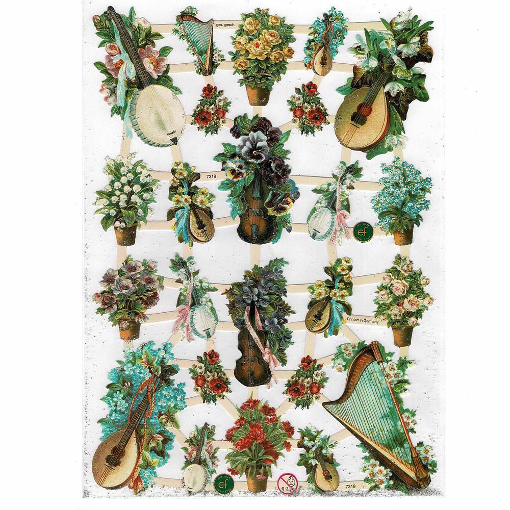 EF 7319 Musical Instruments & Flowers glitter.jpg