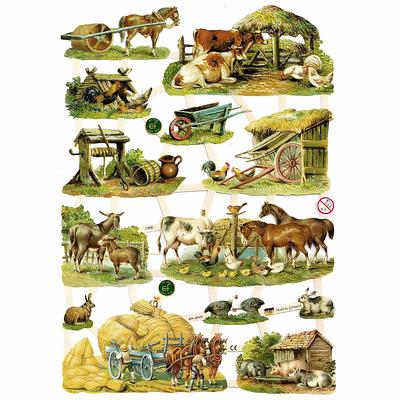 EF 7358 Farm Yard Animals Horses, Cows.jpg
