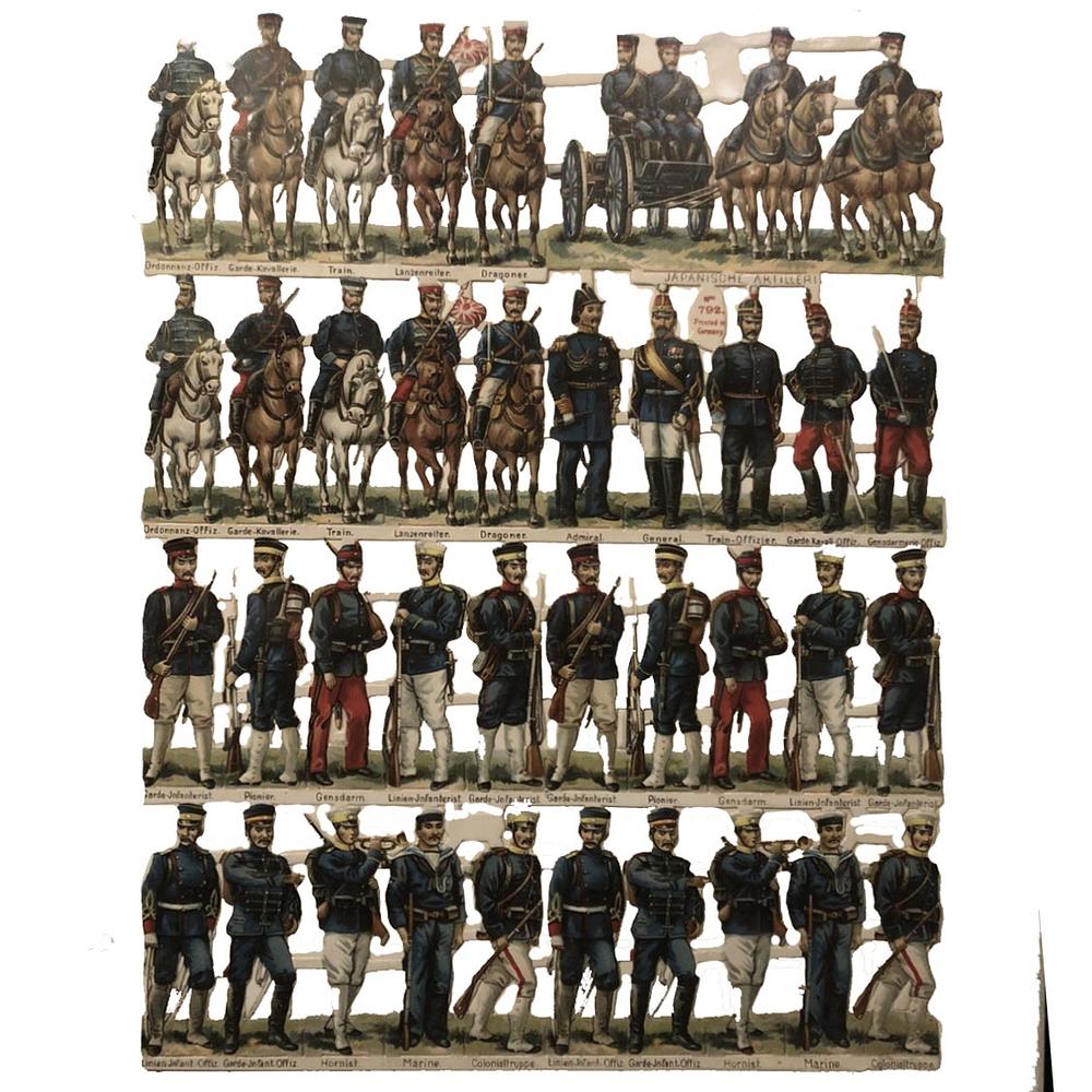 792 ANTIQUE 1900’s DIECUT SHEET LOT OF 38 JAPANESE IMPERIAL SOLDIERS UNCUT GERMANY  eBay.jpg
