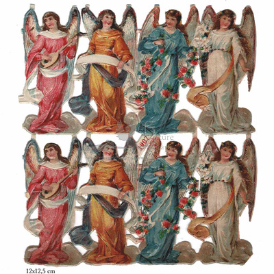 NN 1907 angels in colored dresses with nguirlandes.jpg