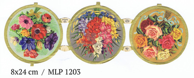 MLP 1203 flowers in circles with golden borderline.jpg